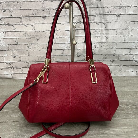 Coach 25169 Madison Crossbody w/ dust bag in Red  Coach - Picture 2 of 7